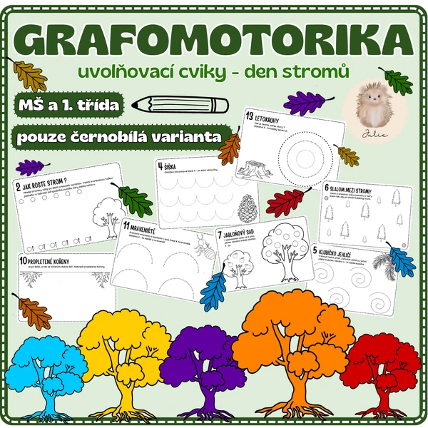 DEN STROMŮ - grafomotorika 