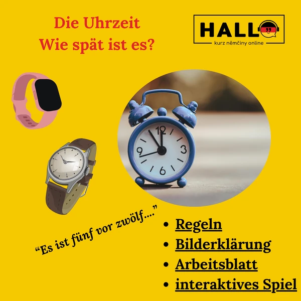 Die Uhrzeit_Erklärung_Arbeitsblatt + Wordwall