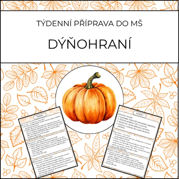 Dýňohraní: týdenní příprava do MŠ