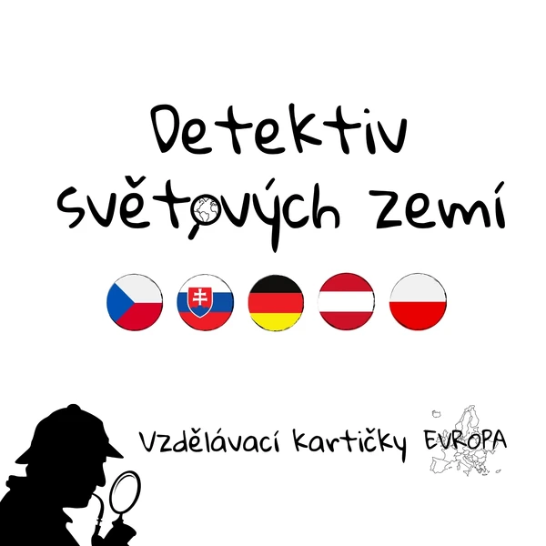 Detektiv světových zemí - vzdělávací kartičky