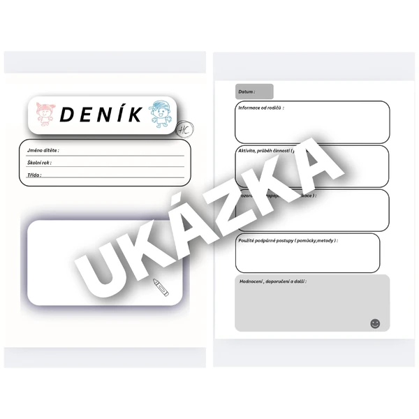 Deník ( pro děti s PAS atd.)