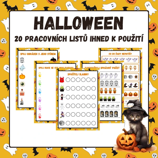 Halloween – pracovní listy