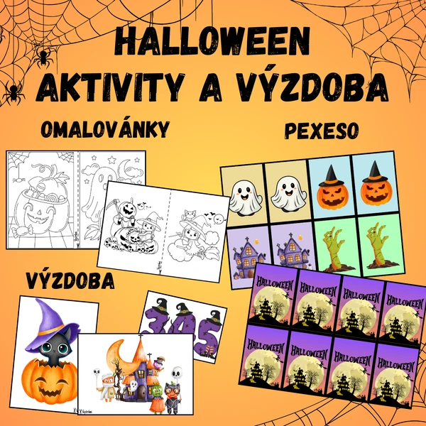 Halloween - aktivity, výzdoba