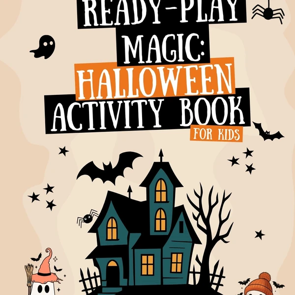 🎃 Halloween Activity Book pro děti česky i anglicky