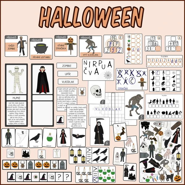 Halloween - Sada aktivit