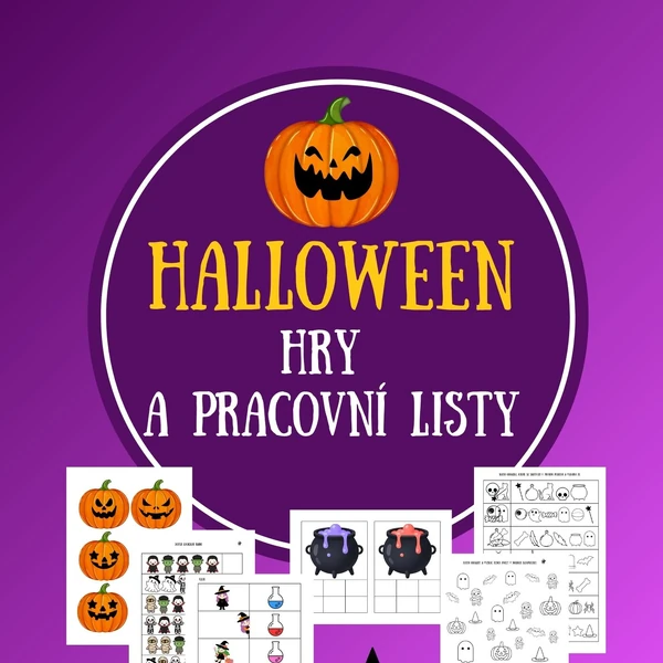 Halloween - pracovní listy a hry
