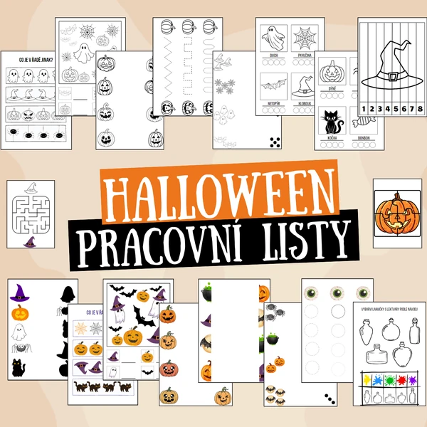 HALLOWEEN pracovní listy