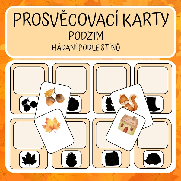 Prosvěcovací karty - PODZIM