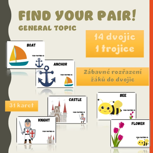 Find your partner - general topic