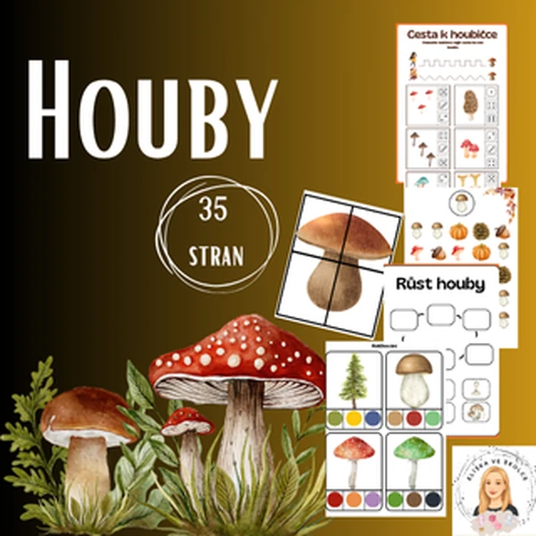 Za houbičkami do lesa 🍄 – podzimní aktivity pro MŠ