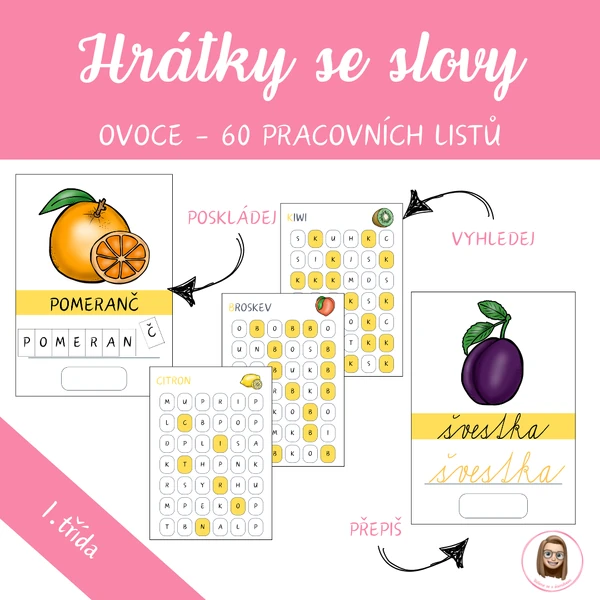 Hrátky se slovy - OVOCE