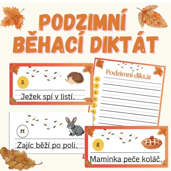 Podzimní běhací diktát