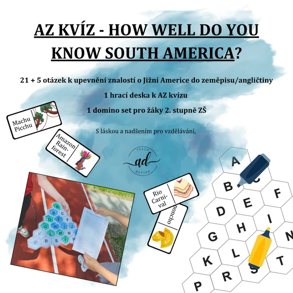 CLIL (Aj) AZ kvíz - How well do you know South America?