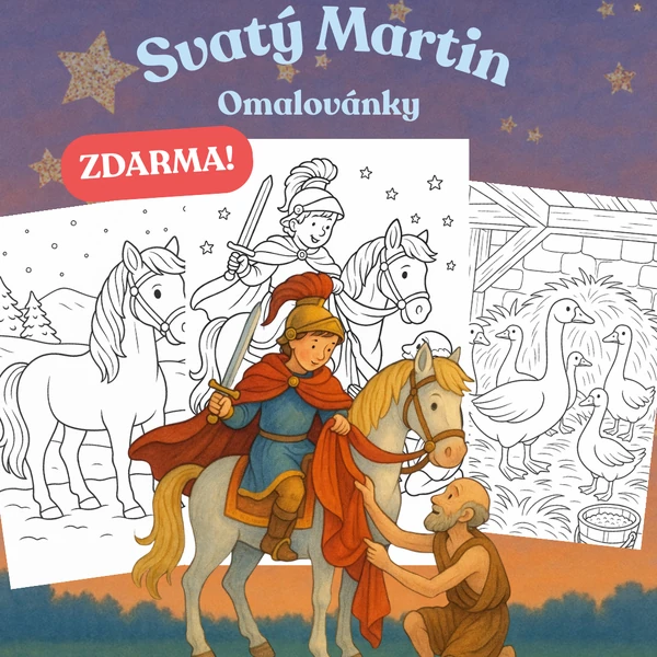 SV. MARTIN - OMALOVÁNKY🐴❄️