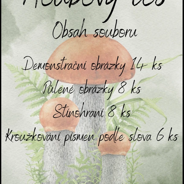 Houbový les