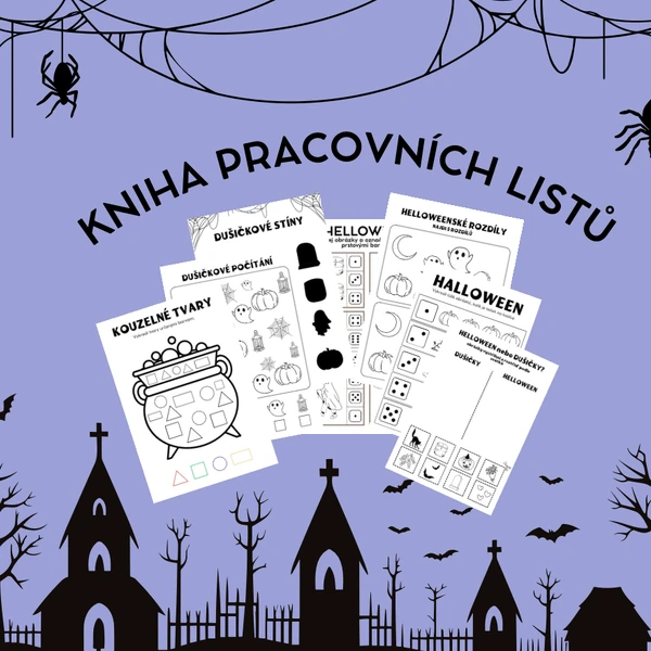 kniha pracovních listů: HALLOWEEN A DUŠIČKY