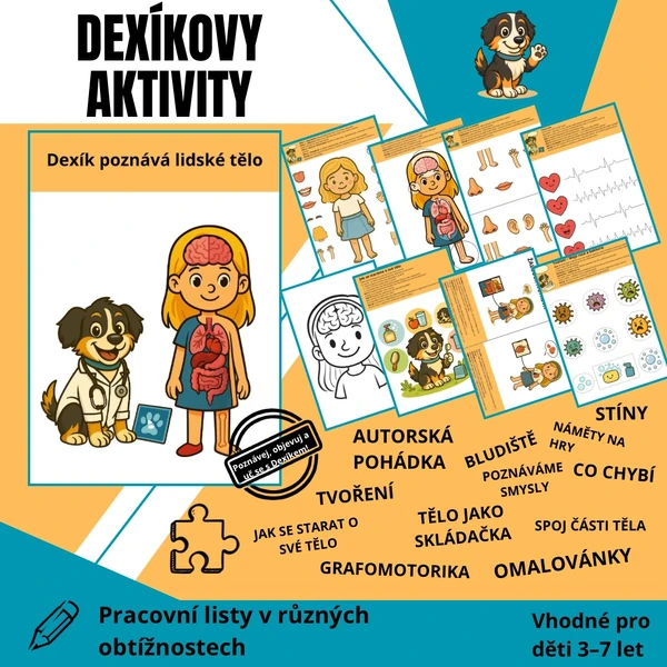 Dexík poznává lidské tělo