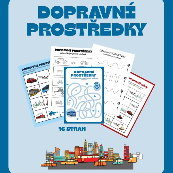 Soubor aktivit: DOPRAVNÍ PROSTŘEDKY 