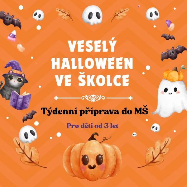 Veselý Halloween - týdenní příprava do MŠ 
