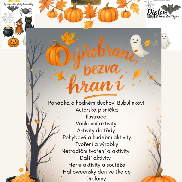Dýňobraní, bezva hraní aneb Halloween ve školce 🎃 