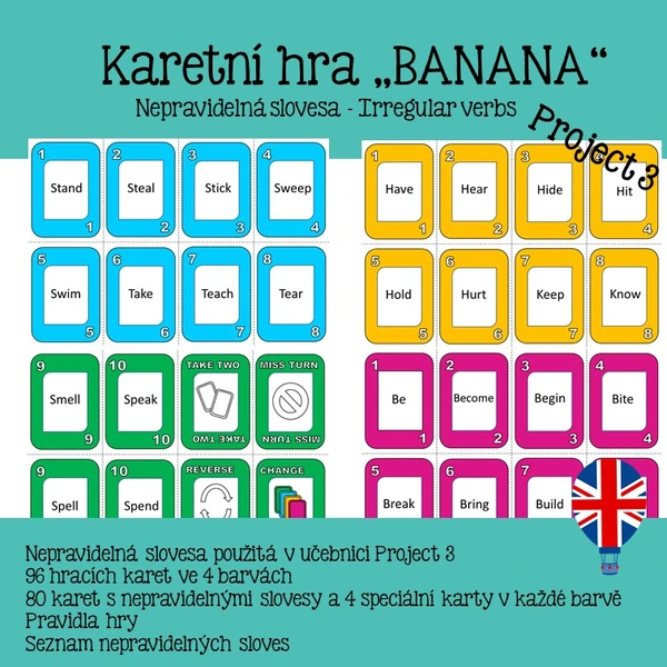BANANA-Irregular verbs