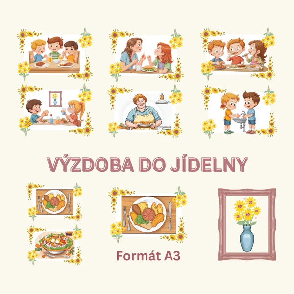 Výzdoba školní jídelny
