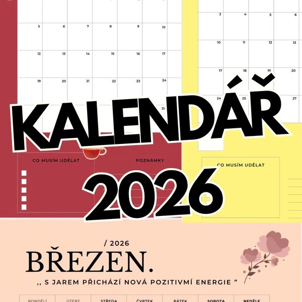 Kalendář na rok 2026