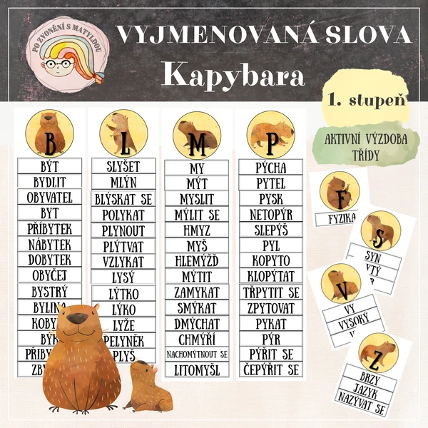 Kapybara - Vyjmenovaná slova
