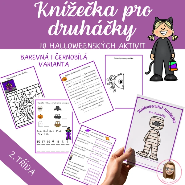 Halloweenská knížečka pro druháčky