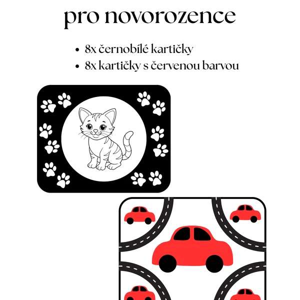 Kontrastní kartičky