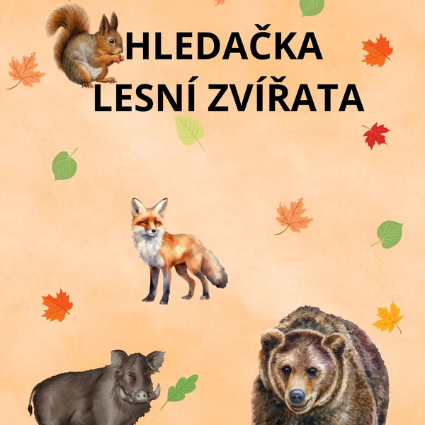 Hledačka lesní zvířata