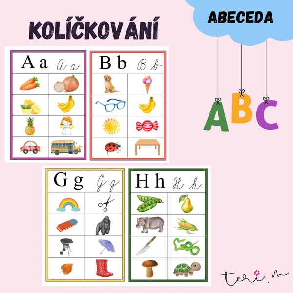 ABECEDA - kolíčkování