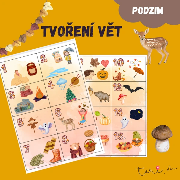 PODZIM- TVOŘENÍ VĚT