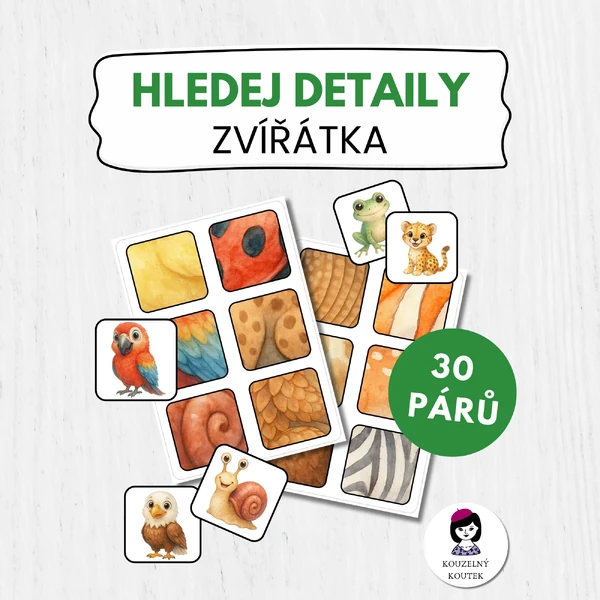 Přiřazování zvířat a vzorů | třídicí aktivita | zvířata a vzory | hra pro předškoláky