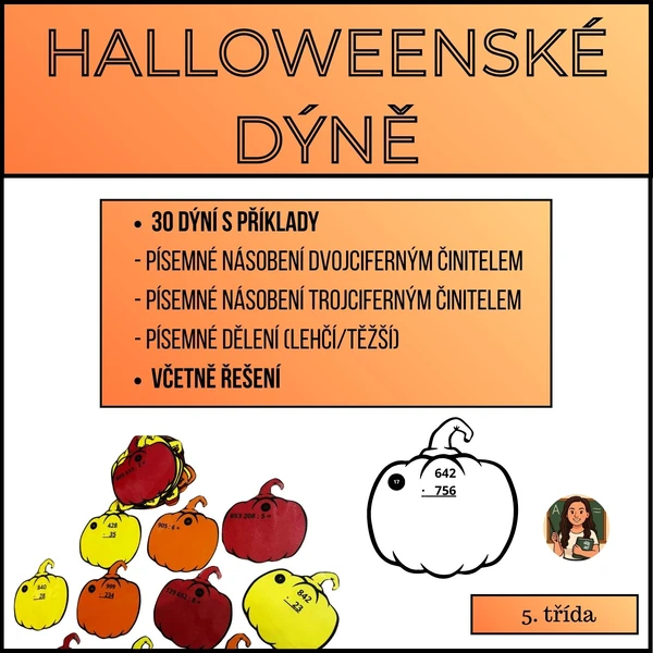  Halloweenské dýně - 5. třída
