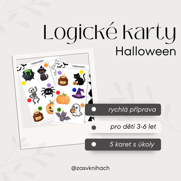 Logické karty - Halloween