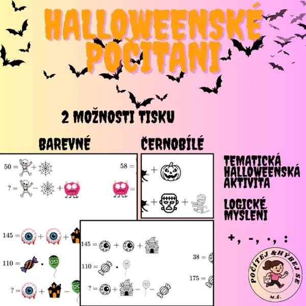 Halloweenské počítání