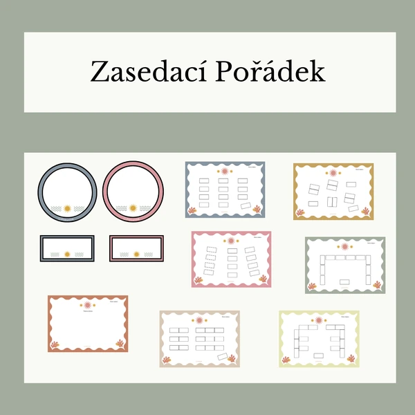 Zasedací pořádek třídy
