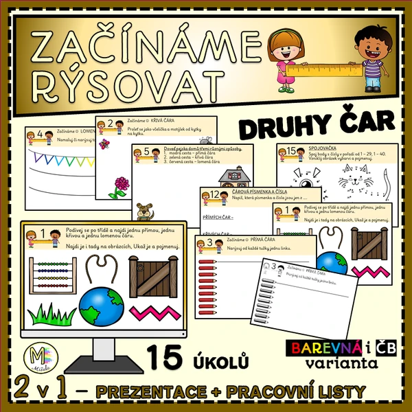 ZAČÍNÁME S RÝSOVÁNÍM - DRUHY ČAR