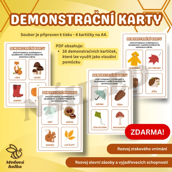 Demonstrační karty - Podzim