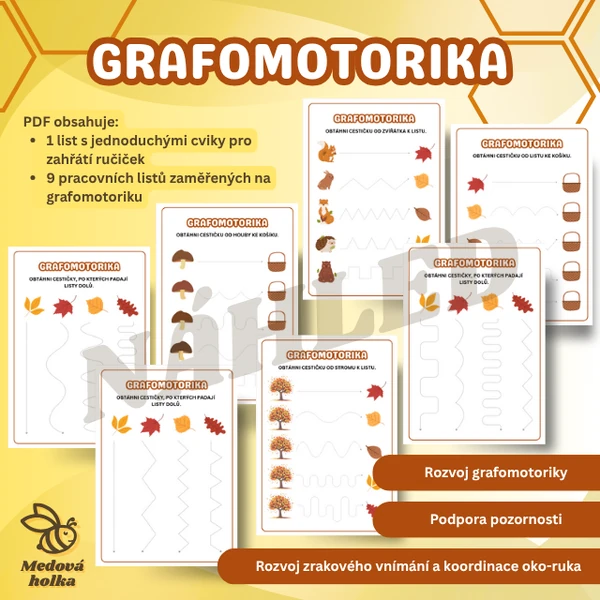 Grafomotorika - Podzim