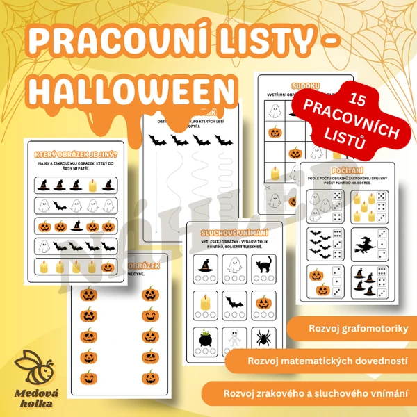Pracovní listy - Halloween