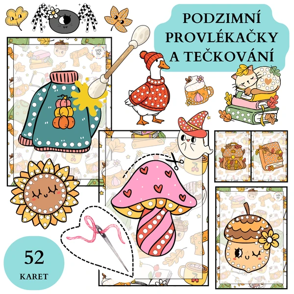 Podzimní provlékačky a tečkování