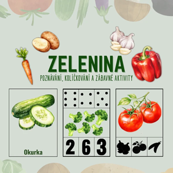 🥕 Zelenina – poznávání, kolíčkování a zábavné aktivity 🌽