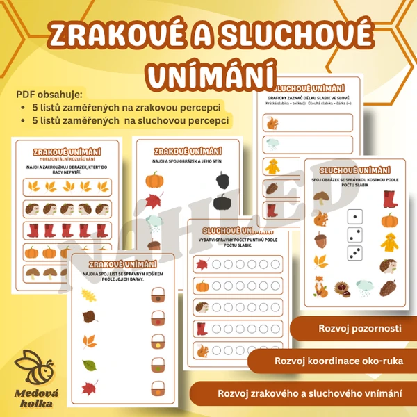 Zrakové a sluchové vnímání - Podzim