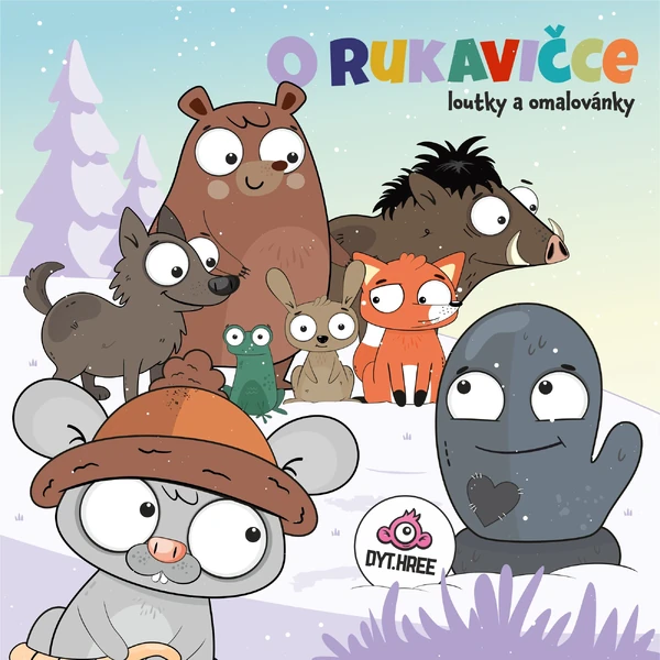 Loutky, omalovánky – O rukavičce