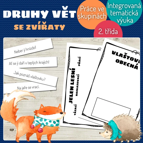Druhy vět se zvířaty