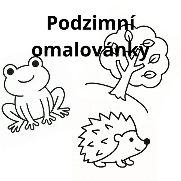Podzimní omalovánky