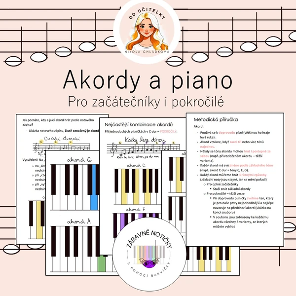Akordy a piano