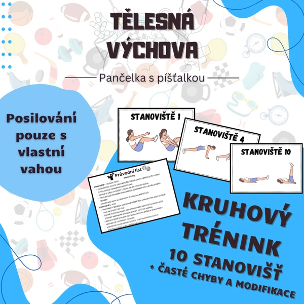Posilování v TV - pouze s vlastní vahou